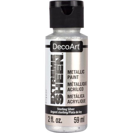 DECO ART 2Oz Slv Met Acry Paint DPM07-30